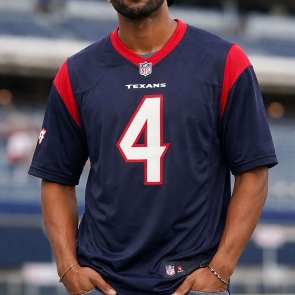 NEW Houston Texans Nike Game Team Colour Jersey - Player - Large